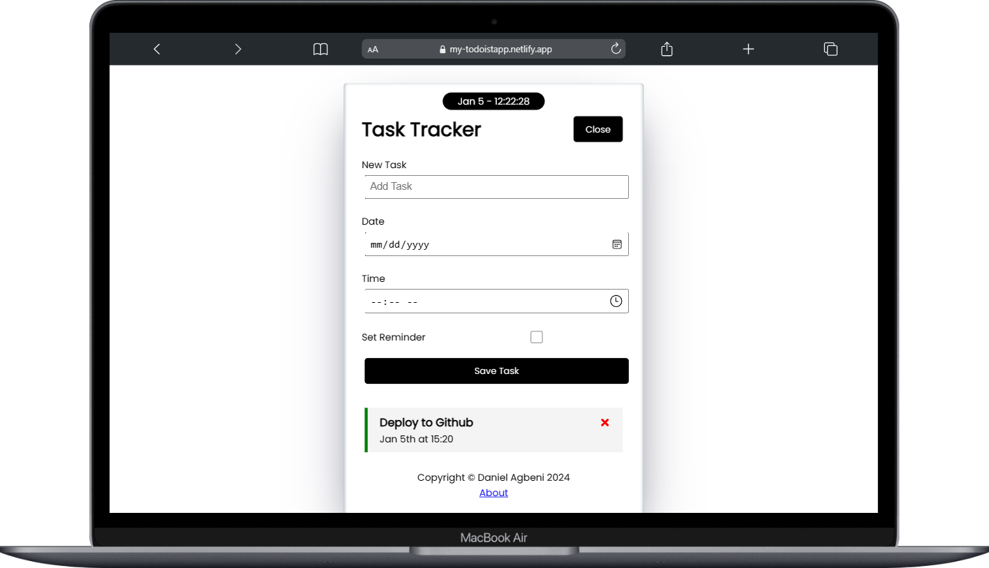 My Todoist PC view